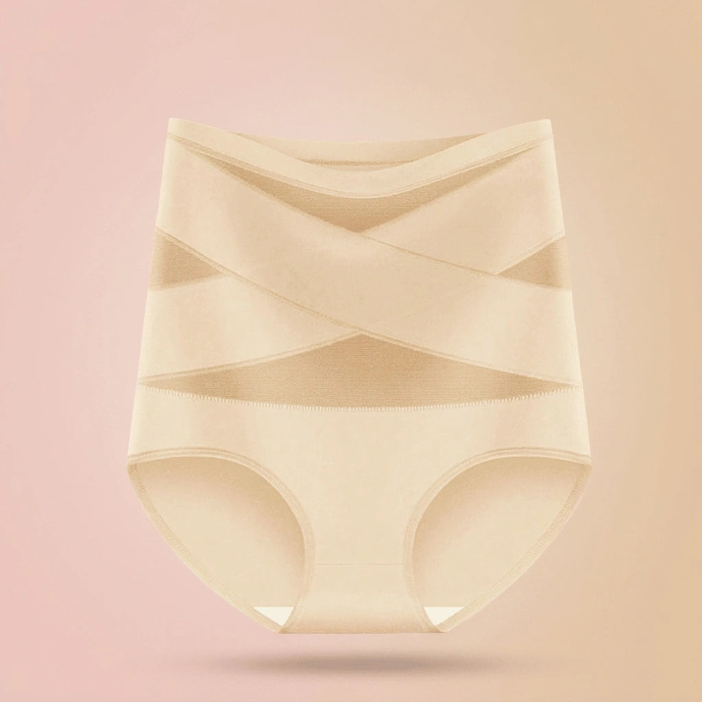Culotte Gainante Post-Partum — Compression 360°
