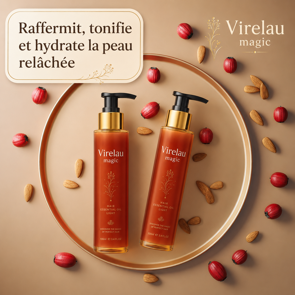Huile Corps de Luxe Virelau – Nutrition Intense pour Peaux Sèches