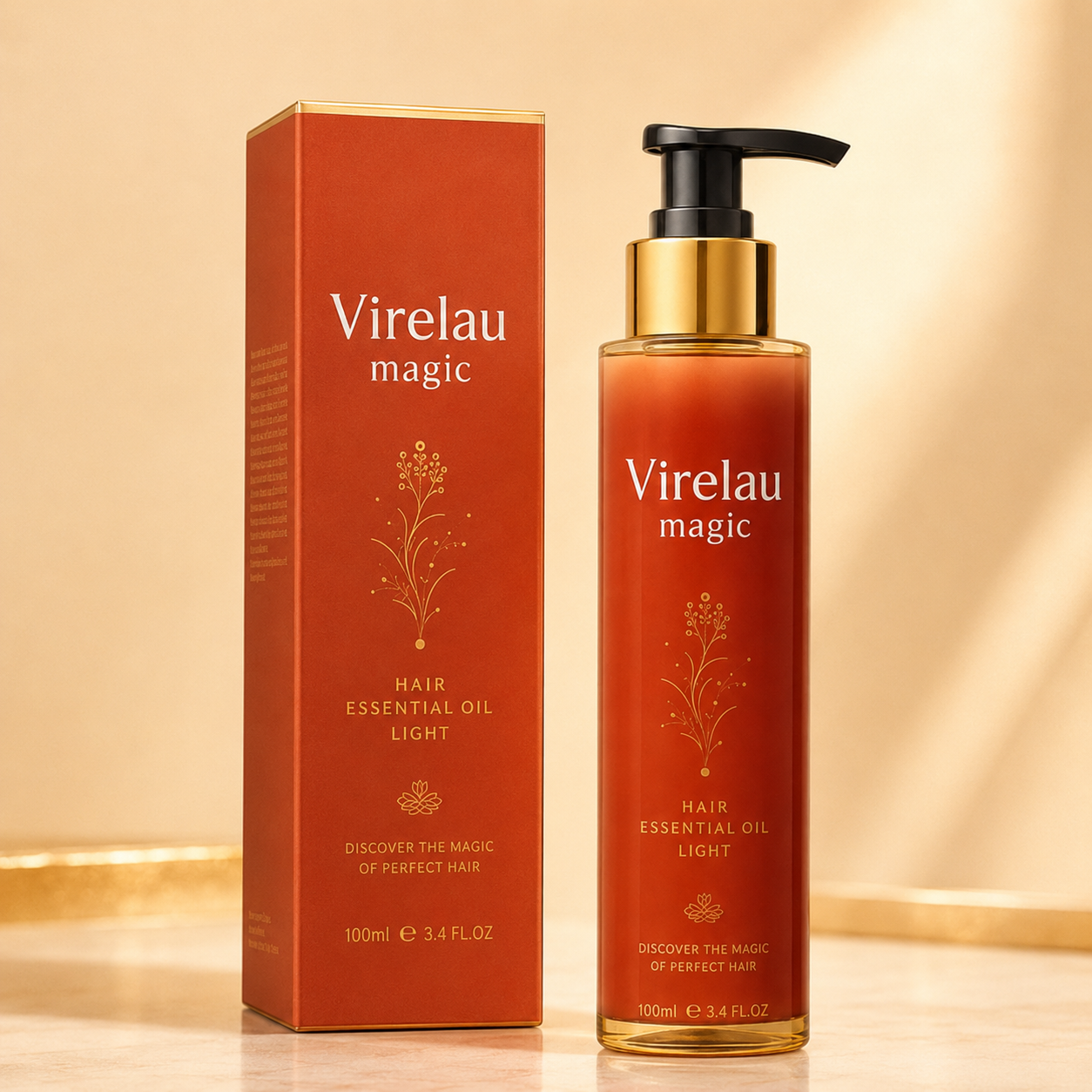 Huile Corps de Luxe Virelau – Nutrition Intense pour Peaux Sèches