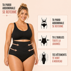 Culotte Gainante Post-Partum — Compression 360°